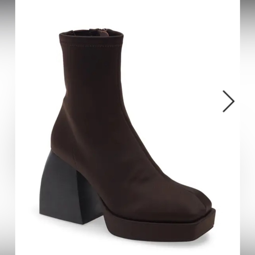Jeffrey Campbell Dauphin Ankle Boots Brown